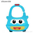 Baby Food Catcher Bib Creative Cartoon Saliva Pocket Silicone Baby Bib Supplier